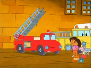 "The firefighters climb my LONG ladder