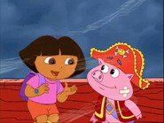 Dora loves the Pirate Dance!