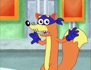 "He'll try to swipe the friendship bracelets!" (Don't worry, Swiper. We'll stop him.)