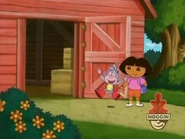 "We made it past the barn!"