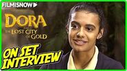 DORA och den förlorade staden av guld Madeleine Madden" Sammy "på-Set Intervju