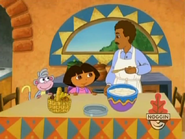 "¡PERFECTO! You're JUST IN TIME!" cheered Papi. Now let's add the special ingredients…