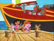 "Look me hearties, it’s Dora and Boots!"