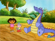 Dora translates: "The dragon has