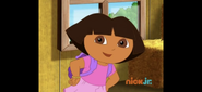 Dora asks, "Will YOU dance like animals with us?"