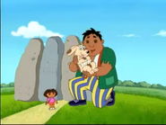 "Thanks for finding my puppy! ¡Gracias!"
