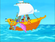 We're sailing to Treasure Island, we’re on a pirate adventure!