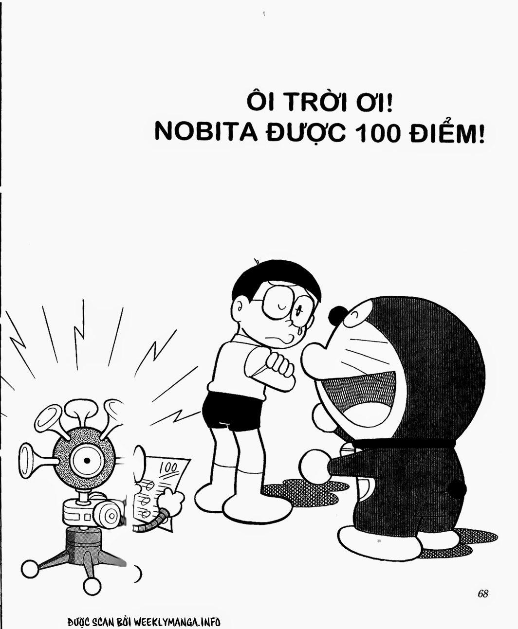 Giới thiệu về Doraemon: Nobita và 100 điểm
