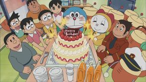 Happy Lucky Birthday Doraemon: Chúc mừng sinh nhật Doraemon - chú mèo máy tình cảm và đáng yêu nhất trong thế giới manga. Với bộ da tuyệt vời, kho tàng bí mật của túi chật hẹp và trái tim ấm áp, Doraemon đã trở thành người bạn đồng hành và nguồn cảm hứng không thể thiếu trong cuộc sống.
