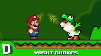 Yoshi Chokes Dorkly Wiki Fandom