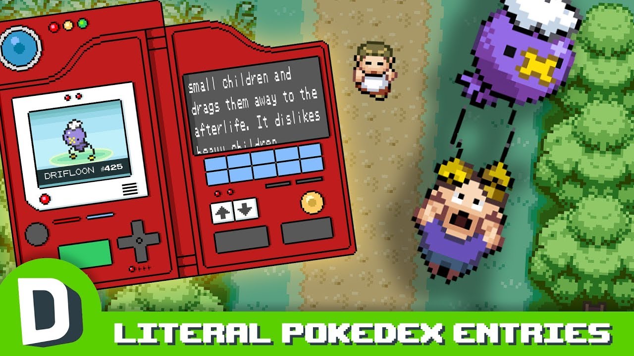 If Pokédex Entries Were Mega Literal, Dorkly's Pokemon Rusty Wiki