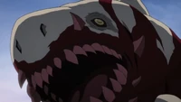 Jiromaru's true form after consuming the flesh of Saburomaru