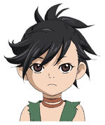 Close-up portrait of Dororo.