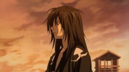 Hyakkimaru with his hair down