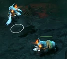 Mighty Boar с эффектом Burning Animus и Paintable цветом Orange