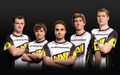 XBOCT, Funn1k, KuroKy, Dendi, and Puppey at The International 2013.