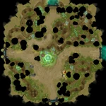 Minimap Aghanim's Labyrinth Cavern Crossroads