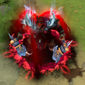 Damaging an enemy