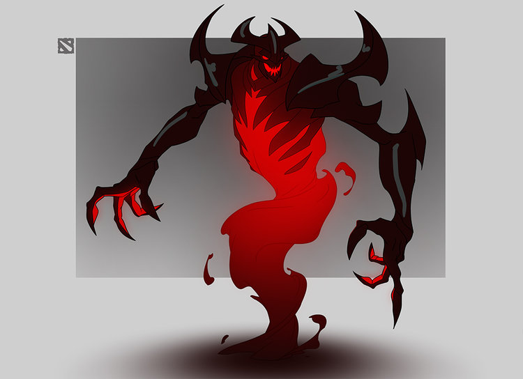 dota 2 concept art shadow fiend