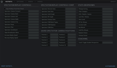 Settings hotkeys spectator blank