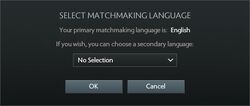 Matchmaking-language