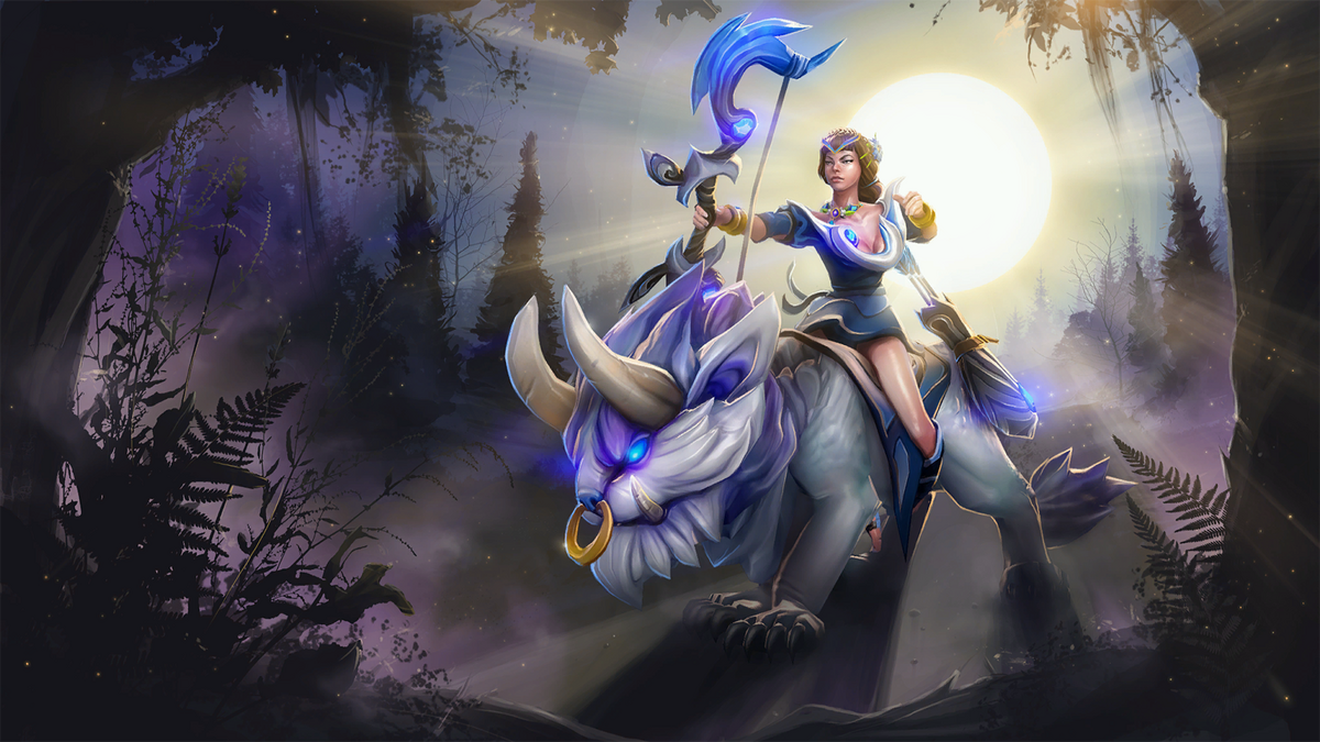 dota 2 mirana wallpaper hd