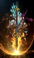 Screenshot from a promo video featuring Phantom Lancer and Radiance
