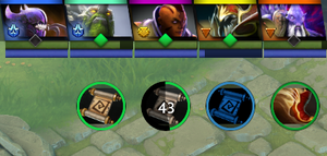 Teleport top bar indicator