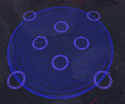 Bramble Maze targeting indicator