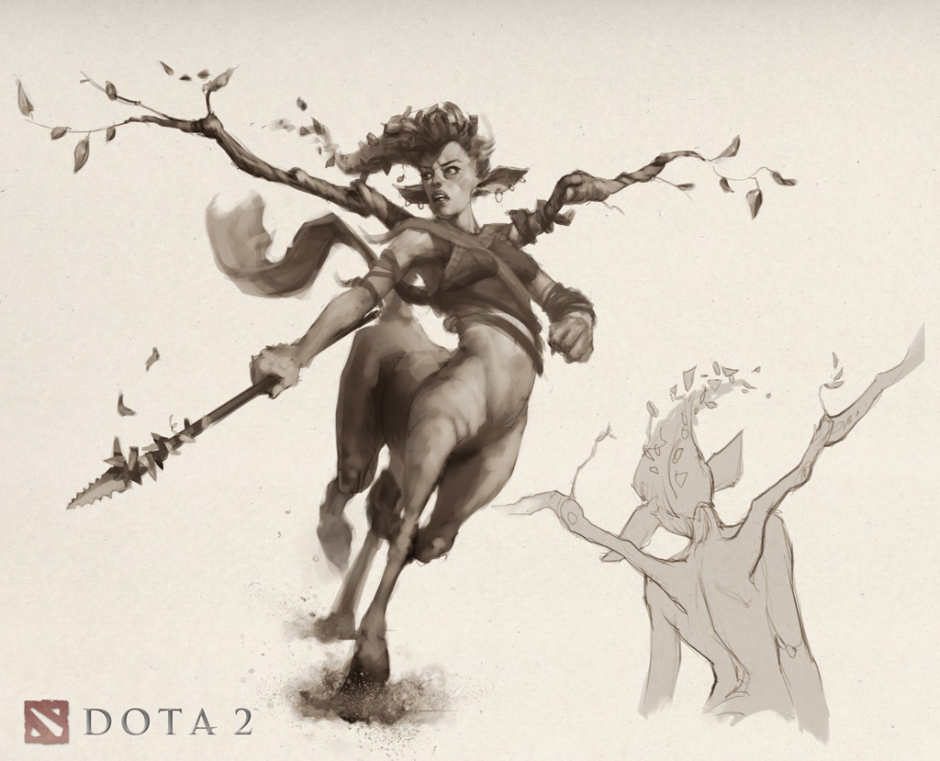 dota 2 enchantress comic