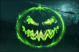 Cosmetic icon Enigmatic Emblem of the Diretide - Green