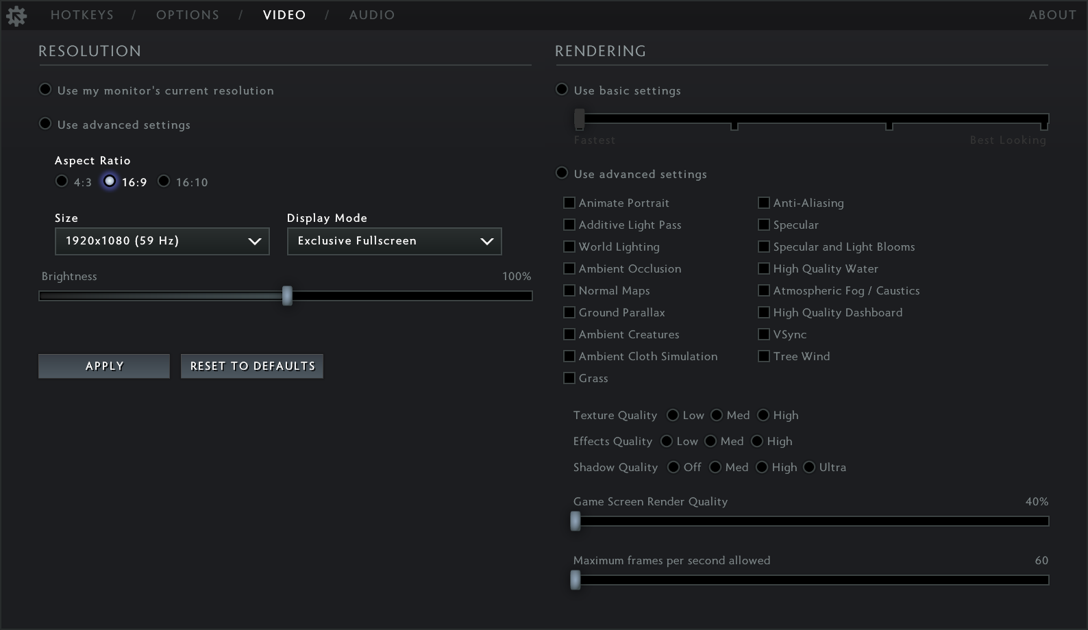 Good settings for dota 2 фото 39