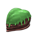 Bright green bonbon