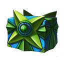 Rising dawn chest green blue