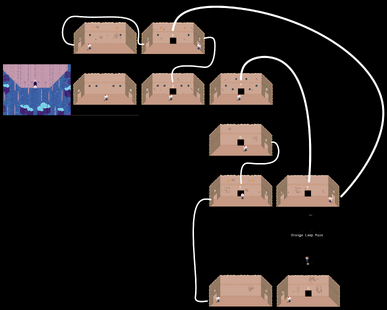 Underwater Temple Orientation map