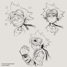 Concept Art of Tokio's expressions.