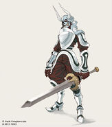 Silver Knight's Concept Art.