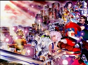 Terajima in a group shot of the .hackers.