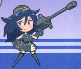 Chibi Panzer Saika art in .hack//Link -Twilight Knights- Vol.2 (Back Cover)