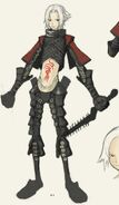 Early Designs of Haseo (Design B)