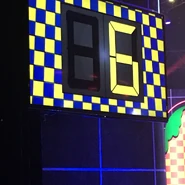 Close-up of the timer