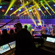 The control area for the obstacle course