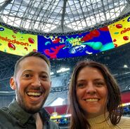 Executive producer Josh Silberman in Mercedes-Benz Stadium