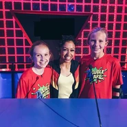 Liza with Team Blonde