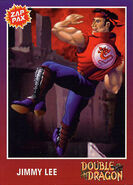 Jimmy Lee Zap Pax trading card.