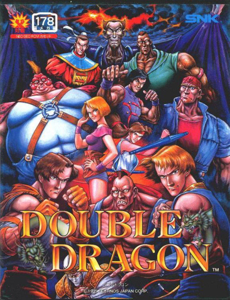 Action Game for Super Double Dragon- Game Cartridge with Box for