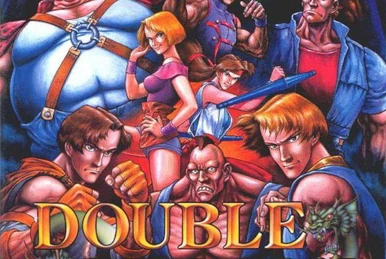 □【取説付】ネオジオ ソフト DOUBLE DRAGON その他 Neogeo Double