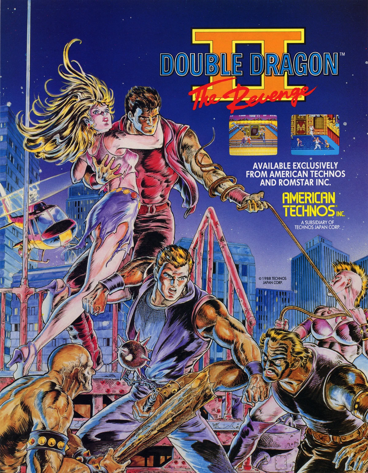 Double Dragon II The Revenge Double Dragon Wiki Fandom
