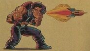 Countdown artwork from the Double Dragon V manual.