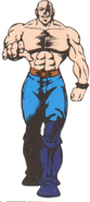 Abobo artwork used in most Double Dragon manuals.